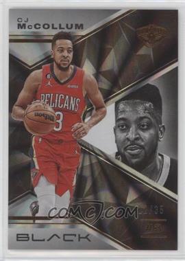 2022-23 Panini Black - [Base] - Copper #39 - CJ McCollum /35