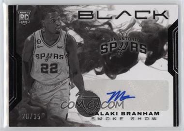 2022-23 Panini Black - Smoke Show Signatures #SSS-MKB - Malaki Branham /35