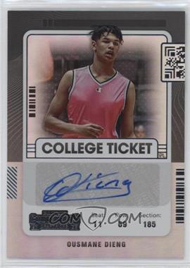 2022-23 Panini Chronicles Draft Picks - Contenders College Ticket Autographs #CT-ODI - Ousmane Dieng