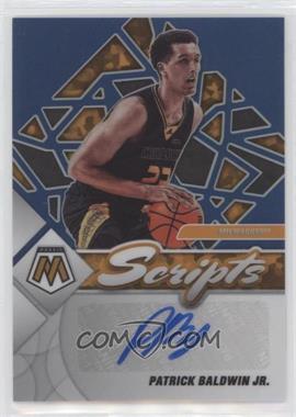 2022-23 Panini Chronicles Draft Picks - Mosaic Scripts Autographs - Blue #MS-PBA - Patrick Baldwin Jr. /49