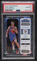 Season Ticket - Josh Giddey [PSA 10 GEM MT] #/25