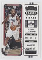 Season Ticket - Kawhi Leonard