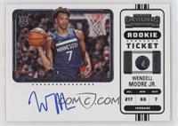 Rookie Ticket Variation - Wendell Moore Jr.