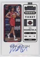 Rookie Ticket - TyTy Washington Jr. [EX to NM]