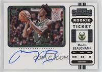 Rookie Ticket Variation - MarJon Beauchamp