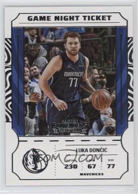 2022-23 Panini Contenders - Game Night Ticket #24 - Luka Doncic