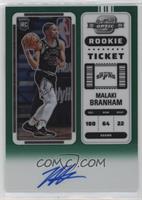 Rookie Ticket - Malaki Branham #/75