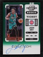 Rookie Ticket - Jaden Ivey #21/75