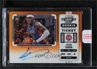 Rookie Ticket Variation - Jalen Duren [Uncirculated] #17/25