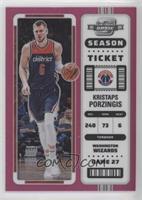 Season Ticket - Kristaps Porzingis #/75