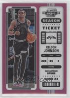 Season Ticket - Keldon Johnson #/75