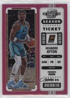 Season Ticket - Deandre Ayton #/75