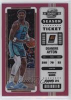 Season Ticket - Deandre Ayton #/75