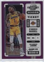 Season Ticket - D'Angelo Russell #/15