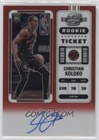 Rookie Ticket - Christian Koloko #/99