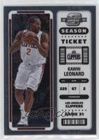 Season Ticket - Kawhi Leonard