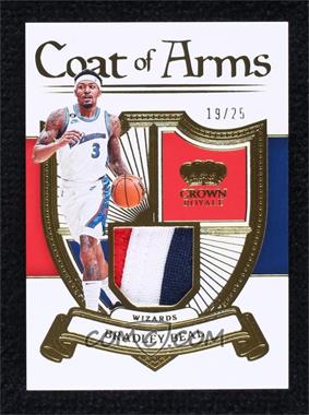 2022-23 Panini Crown Royale - Coat of Arms - Prime #COA-BDV - Bradley Beal /25