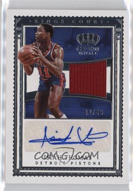 2022-23 Panini Crown Royale - Kings Court Jersey Auto #KCJ-ITM - Isiah Thomas /49