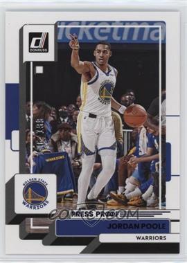 2022-23 Panini Donruss - [Base] - Purple Press Proof #120 - Jordan Poole /199