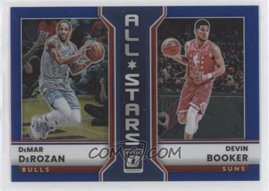 2022-23 Panini Donruss Optic - All-Stars - Blue Prizm #4 - DeMar DeRozan, Devin Booker /49