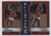 Draymond Green, Kawhi Leonard #/99