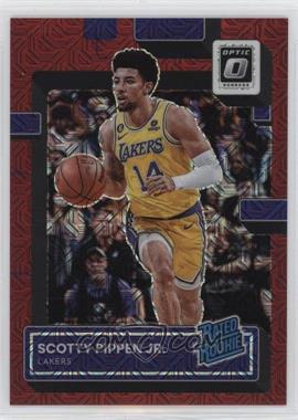 2022-23 Panini Donruss Optic - [Base] - Choice Red Prizm #228 - Rated Rookie - Scotty Pippen Jr. /88