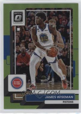 2022-23 Panini Donruss Optic - [Base] - Lime Green Prizm #80 - James Wiseman /149