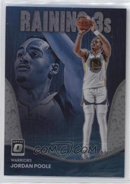 2022-23 Panini Donruss Optic - Raining 3s - Holo Prizm #16 - Jordan Poole