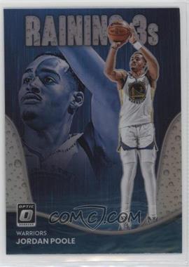 2022-23 Panini Donruss Optic - Raining 3s - Holo Prizm #16 - Jordan Poole