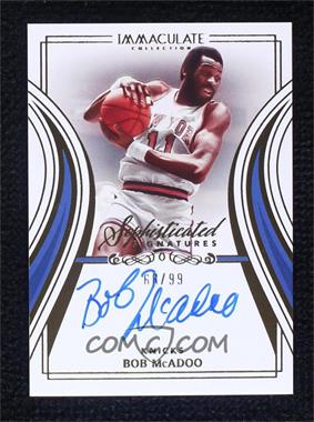 2022-23 Panini Immaculate Collection - Sophisticated Signatures #SS-BMD - Bob McAdoo /99