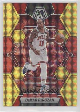 2022-23 Panini Mosaic - [Base] - Choice Fusion Red & Yellow Prizm #170 - DeMar DeRozan /88