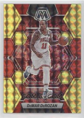 2022-23 Panini Mosaic - [Base] - Choice Fusion Red & Yellow Prizm #170 - DeMar DeRozan /88