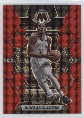 2022-23 Panini Mosaic - [Base] - Red Mosaic Prizm #47 - Nicolas Claxton