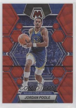 2022-23 Panini Mosaic - [Base] - Red Wave Mosaic Prizm #7 - Jordan Poole