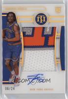 Rookie Patch Autographs - Trevor Keels #/24