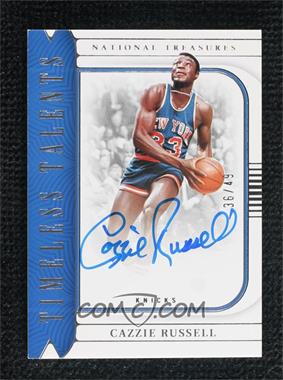 2022-23 Panini National Treasures - Timeless Talents Signatures #TTS-CZR - Cazzie Russell /49
