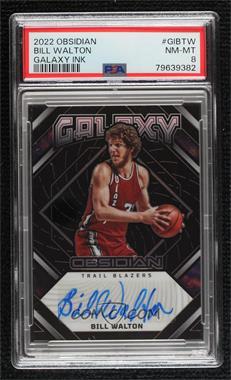 2022-23 Panini Obsidian - Galaxy Ink #GI-BTW - Bill Walton /75 [PSA 8 NM‑MT]