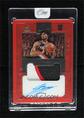 2022-23 Panini One and One - Prime Rookie Jersey Autographs #PRJ-SHS - Shaedon Sharpe /99 [Uncirculated]