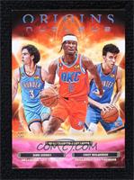 Josh Giddey, Shai Gilgeous-Alexander, Chet Holmgren #/99