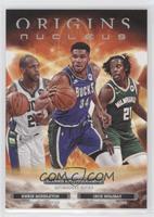 Giannis Antetokounmpo, Jrue Holiday, Khris Middleton