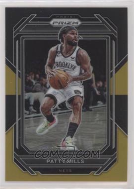 2022-23 Panini Prizm - [Base] - Black Gold Prizm #18 - Patty Mills /5