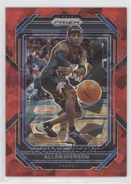 2022-23 Panini Prizm - [Base] - Red Ice Prizm #281 - Allen Iverson