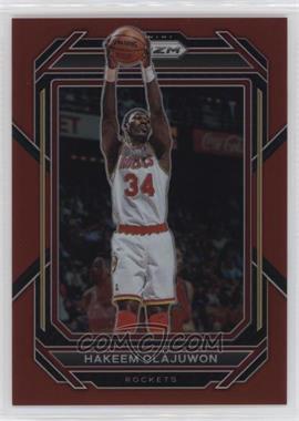 2022-23 Panini Prizm - [Base] - Red Prizm #290 - Hakeem Olajuwon /299