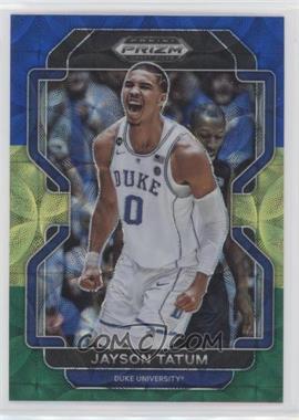 2022-23 Panini Prizm Draft Picks - [Base] - Choice Blue Yellow & Green Prizm #23 - Jayson Tatum