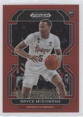 2022-23 Panini Prizm Draft Picks - [Base] - Red Prizm #81 - Bryce McGowens /299 [EX to NM]