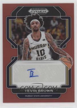 2022-23 Panini Prizm Draft Picks - Draft Picks Autographs - Red Prizm #DP-TBR - Tevin Brown /199