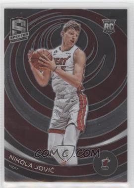 2022-23 Panini Spectra - [Base] #174 - Rookies - Nikola Jovic