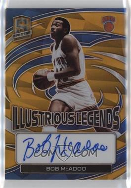 2022-23 Panini Spectra - Illustrious Legends Signatures - Gold Prizm #ILS-BOB - Bob McAdoo /10