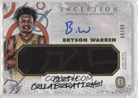 Bryson Warren #/99