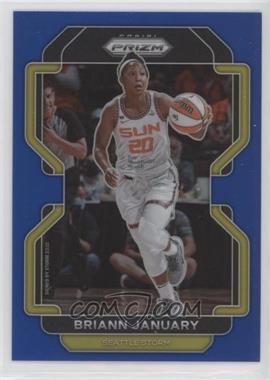 2022 Panini Prizm WNBA - [Base] - Blue Prizm #101 - Briann January /149